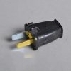 Male Plug W/Grip-(Sta-Tite)-Black For: fit all, residential