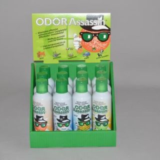 Odor Assassin - 12Pk-6Oz - Cans - 4 Scents
Contains - Orange - Lemon - Mountain Snow - Juicy Tropical For: odor assassin