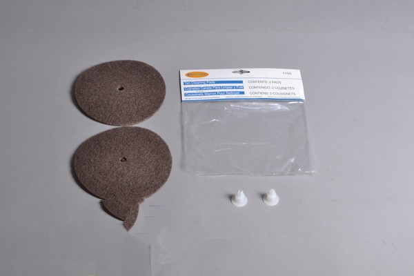 Pads-Fit All Tan Scrubbing - Small Hole W/Pad Holder For: koblenz