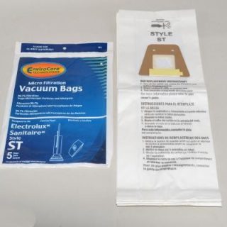 Paper Bags-Eureka - St - Micro - 5Pk - Env - Upright - Repl For: eureka,sanitaire