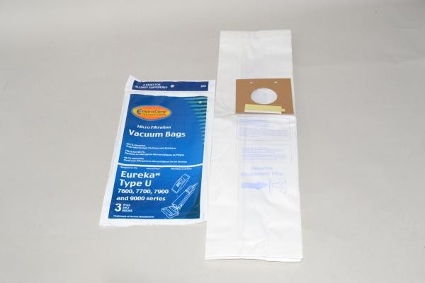 Paper Bags-Eureka - U - 3Pk - Upright - Micro
Envirocare - Repl For: eureka,sanitaire