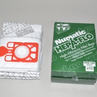 Paper Bags - Hepa-Nacare Latitude - Rsv - Rbv - 10Pk For: numatic