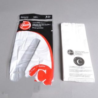 Paper Bags-Hoover - C - 3Pk - Convertible - Upright
Sold As 3/Pk Effective 08-07-08 -  Cost Is Correct For: hoover