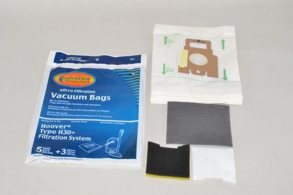 Paper Bags-Hoover - H30 Plus - 5Pk - Canister - Micro
Canister - Envirocare - Repl For: envirocare