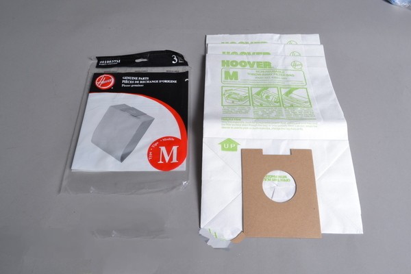 Paper Bags-Hoover - M - 3Pk - Dimension - Canister For: hoover