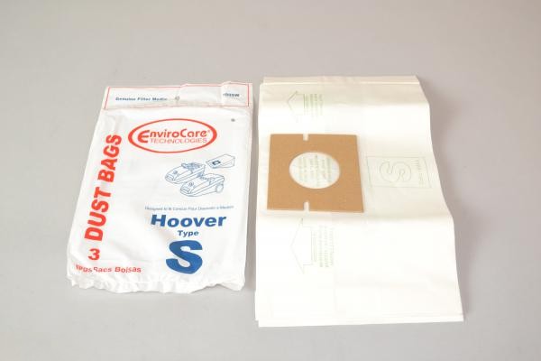Paper Bags-Hoover - S - 3Pk - Regular Envirocare For: envirocare