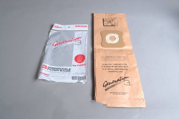 Paper Bags-Kirby - Generation 3 - 3Pk - Upright For: kirby