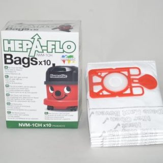 Paper Bags-Numatic Canister 180 & 200 Series - 10Pk
Fits Harry Vac -  Rsv130 &Rsv200 Back Packs Also For: numatic
