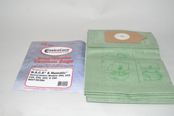 Paper Bags-Numatic Nv570 Series - 10Pk For: numatic