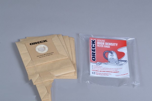 Paper Bags-Oreck Quest - 12Pk Straight Suction Can. For: oreck