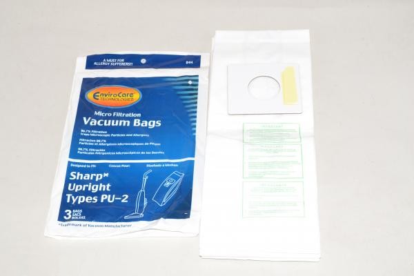 Paper Bags for Sharp PU-2 Microlined 3pk