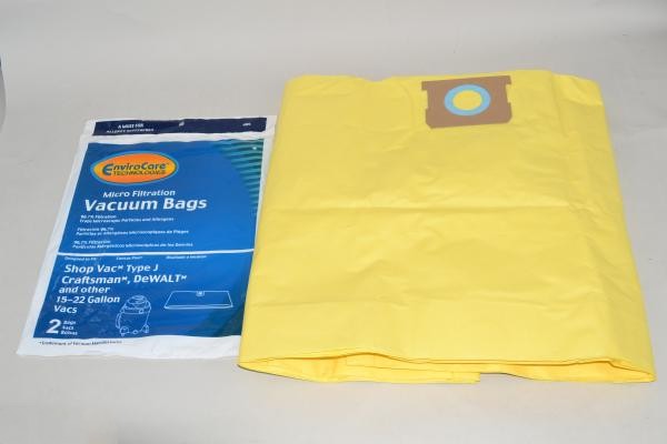 Paper Bags-Shop Vac 15-22 Gallon - 2Pk
Micro Filtration For: shop vac