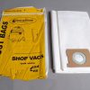 Paper Bags-Shop-Vac - 3Pk - 10 Gallon - Wet Dry - Repl
10 - 12 - 14 Gallon For: shop vac