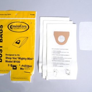 Paper Bags-Shop-Vac - 3Pk - Mighty-Mini For: shop vac