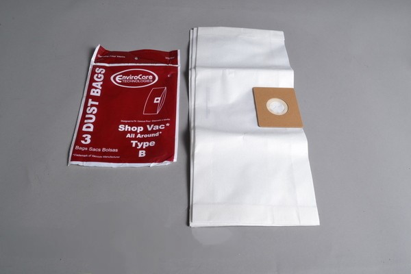 Paper Bags-Shop-Vac - B - 3Pk - All Around - Repl For: shop vac