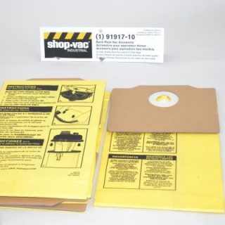 Paper Bags-Shop-Vac - Bp-20Ts - 5Pk - Backpack For: shop vac
