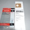 Paper-Sanitaire Sa - 5Pk - Commercial Canister
Fits Sc3700A For: eureka,sanitaire