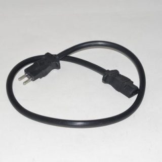 Pigtail-19 Inch Male/Female Black (Flex Tech) For: fit all, residential