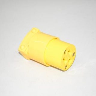 Plug-Female - 3 Prong Heavy Duty - Cooper - Yellow For: fit all, commercial