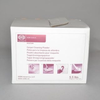 Sebo Duo P Chemical- 5 - 1.1 Lbs. Chemcial Per Case
Duo Carpet And Upholstery Powder For: sebo