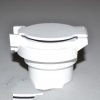 Utility Valve - White - Vacuflo Central Systems For: dirt devil