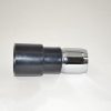 Wall Adapter - W/Black Cuff - Crushproof For: fit all, central vac