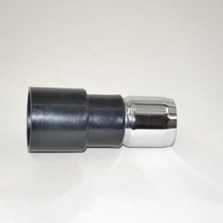 Wall Adapter - W/Black Cuff - Crushproof For: fit all, central vac