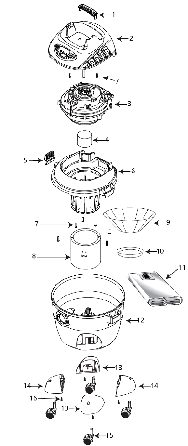Shop-Vac 12B225A schematic page 2 preview