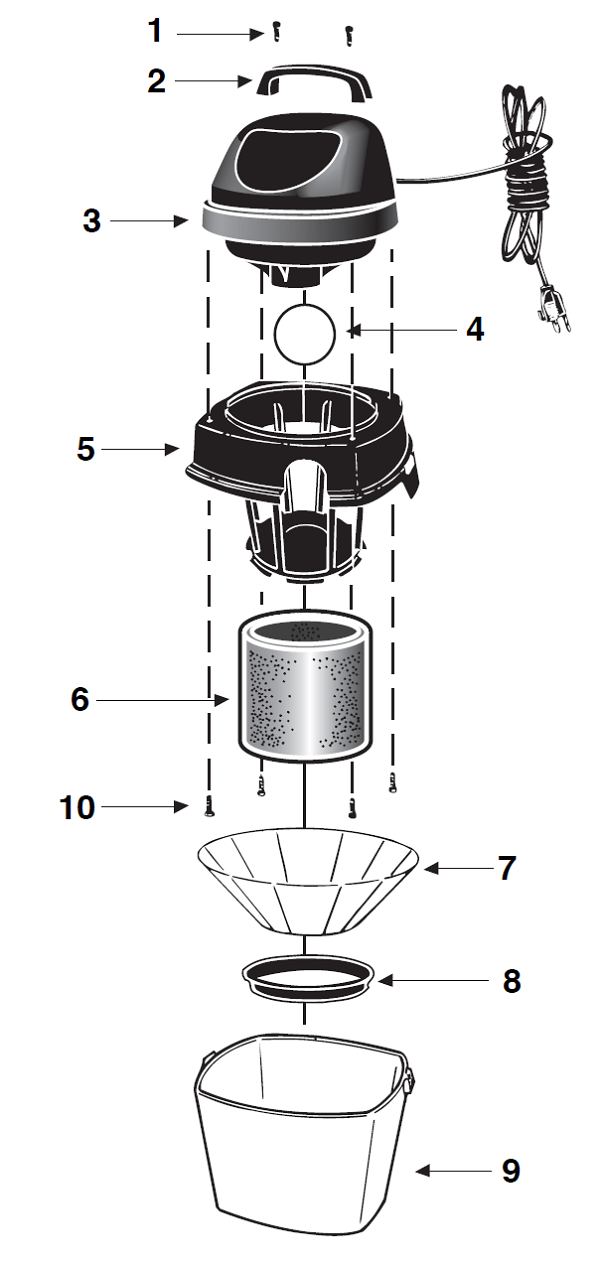 Shop-Vac 2015A schematic page 2 preview