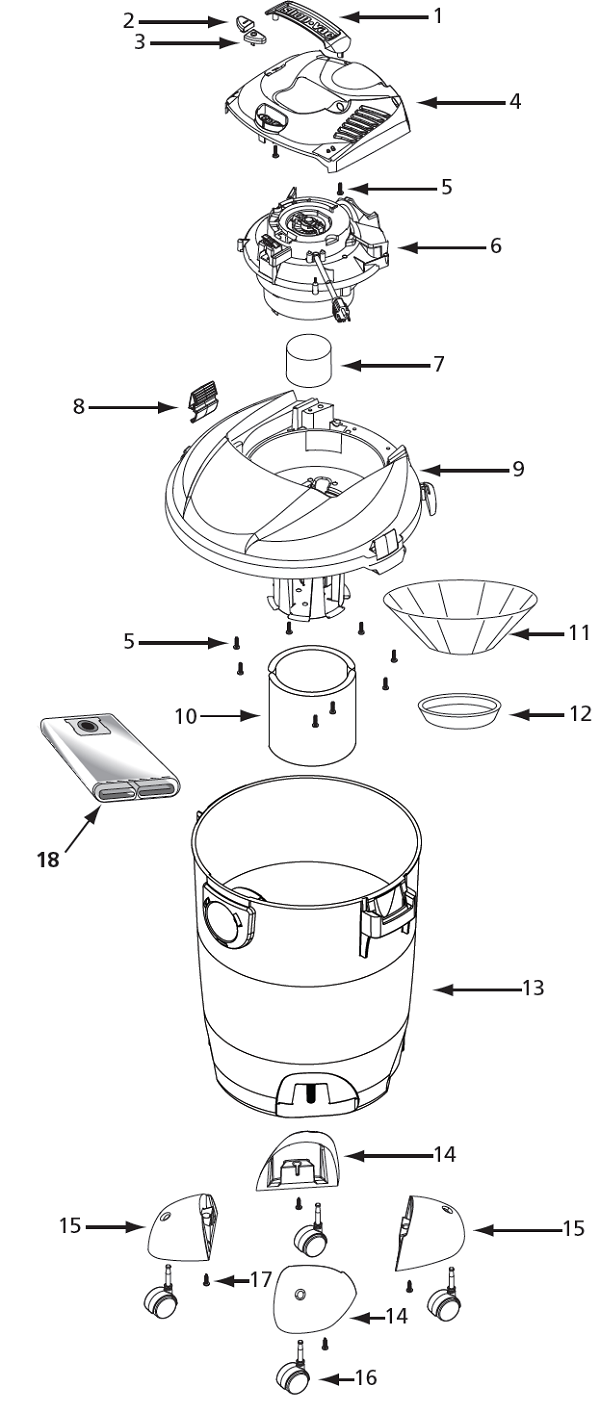 Shop-Vac 86EM350 schematic page 1 preview