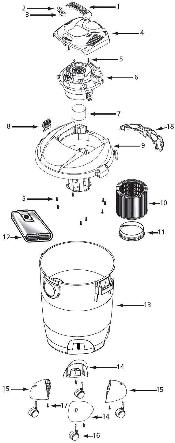 Shop-Vac 86EM350 schematic page 2 preview
