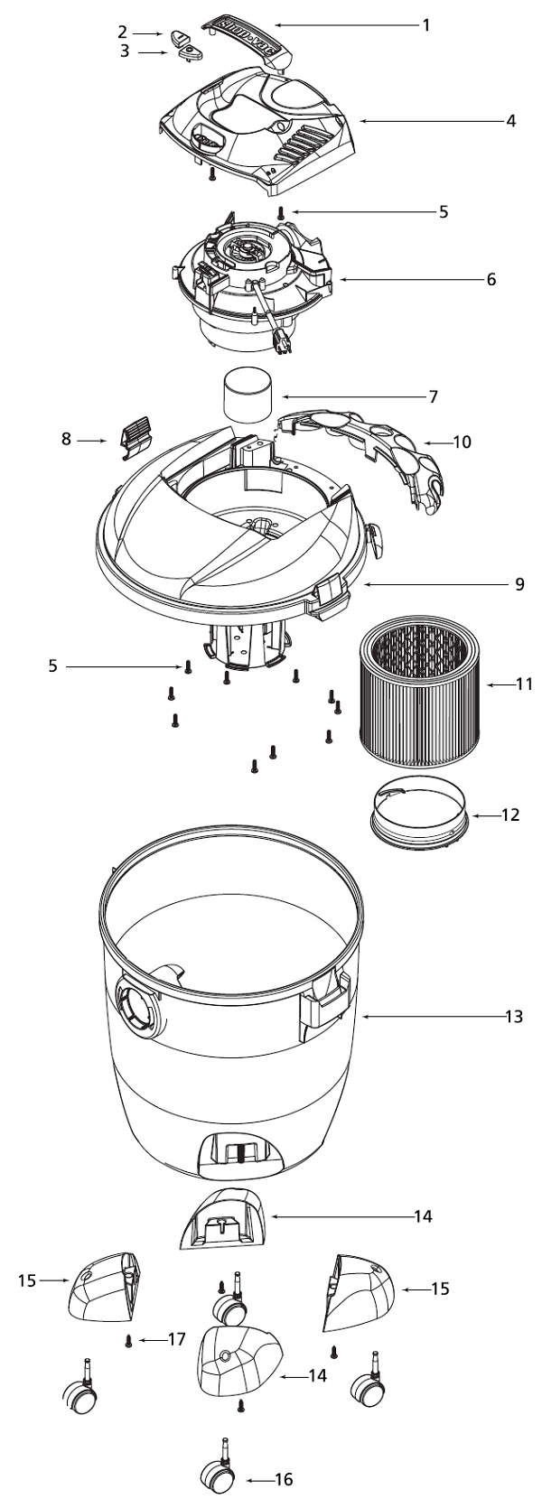 Shop-Vac 86L300 schematic page 2 preview