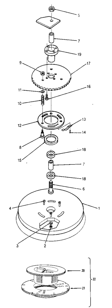 Hoover C6075 exploded schematic diagram (page 2)