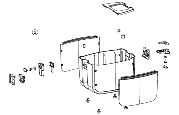 Oreck CC1500B schematic page 2 preview