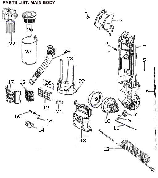 Eureka 3276BVZ schematic page 3 preview