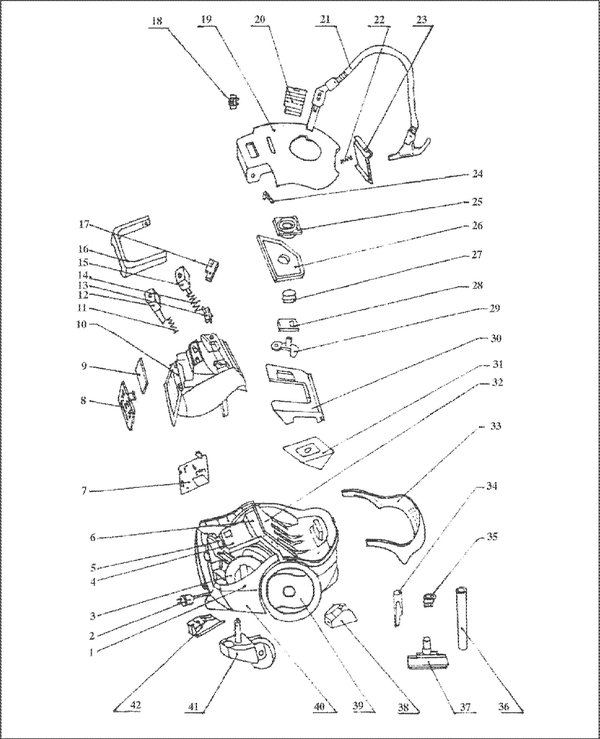 Cirrus LB102 exploded schematic diagram (page 1)