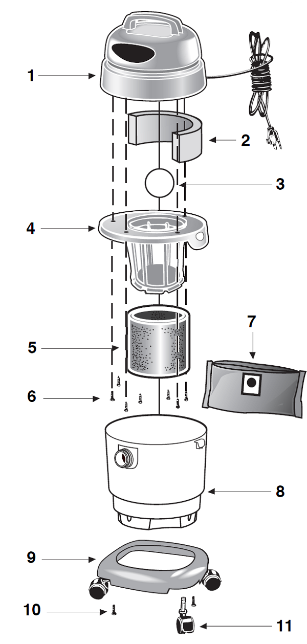 Shop-Vac QAL80A schematic page 1 preview