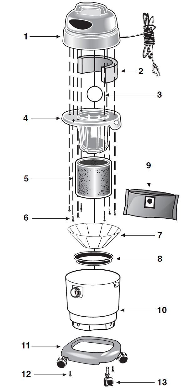 Shop-Vac QAL80A schematic page 2 preview
