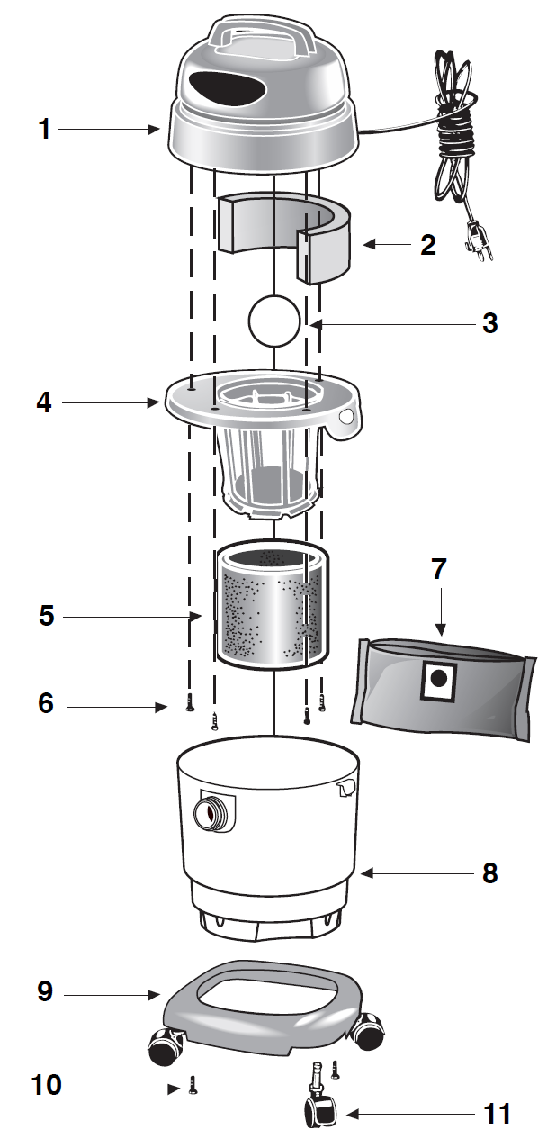 Shop-Vac QAS60 schematic page 2 preview