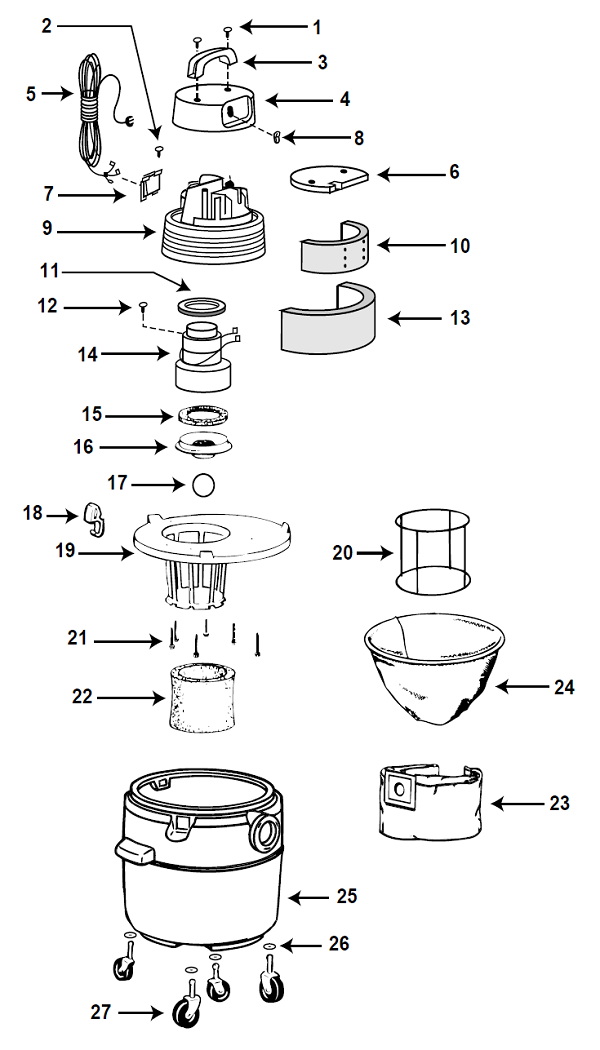 Shop-Vac QL20ATSP schematic page 2 preview