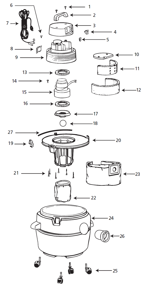 Shop-Vac QL20ATSP schematic page 1 preview
