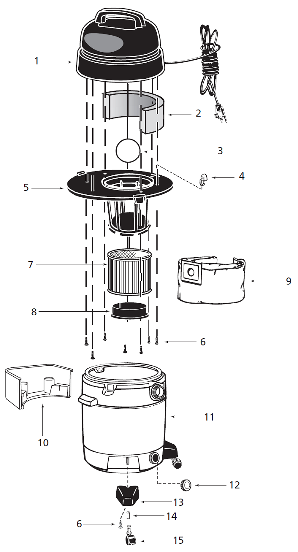 Shop-Vac QPL50A schematic page 3 preview