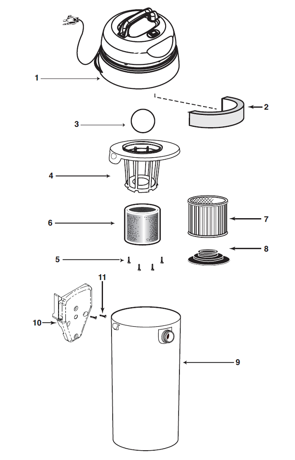 Shop-Vac QPMH500 schematic page 2 preview