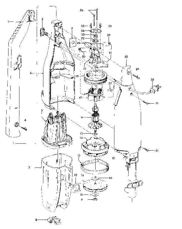 Hoover S2505 schematic page 1 preview