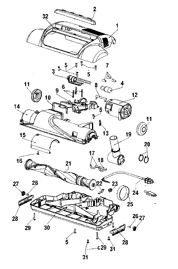 Hoover S3649 schematic page 5 preview