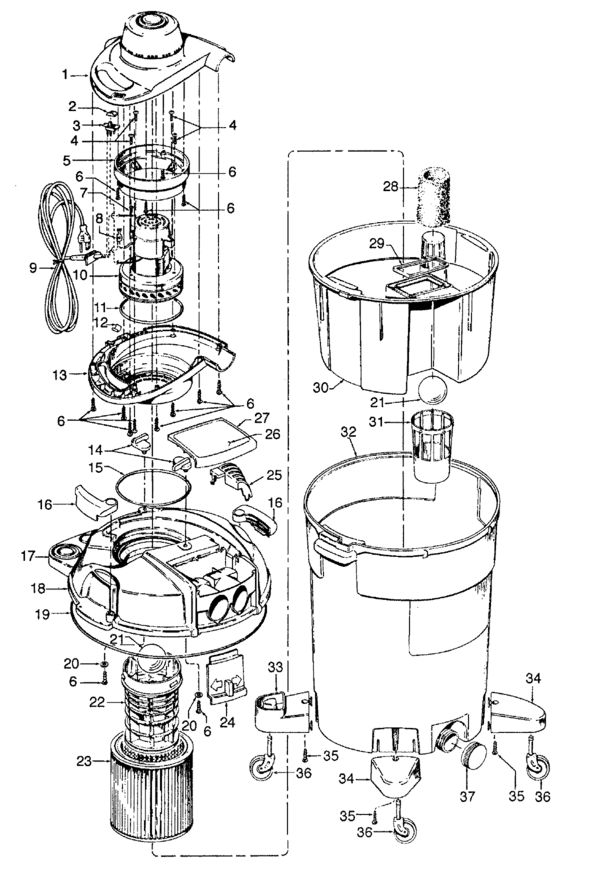 Hoover S6760 schematic page 2 preview