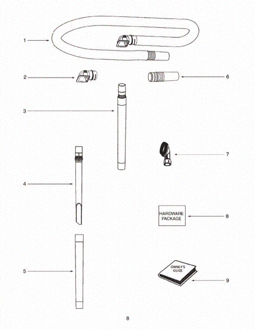 Sanitaire SP5816A schematic page 1 preview