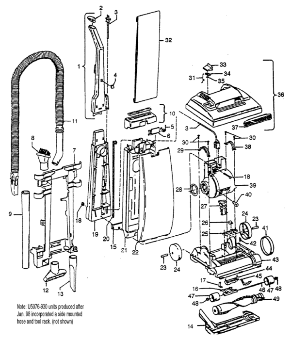Hoover U5046 schematic page 3 preview