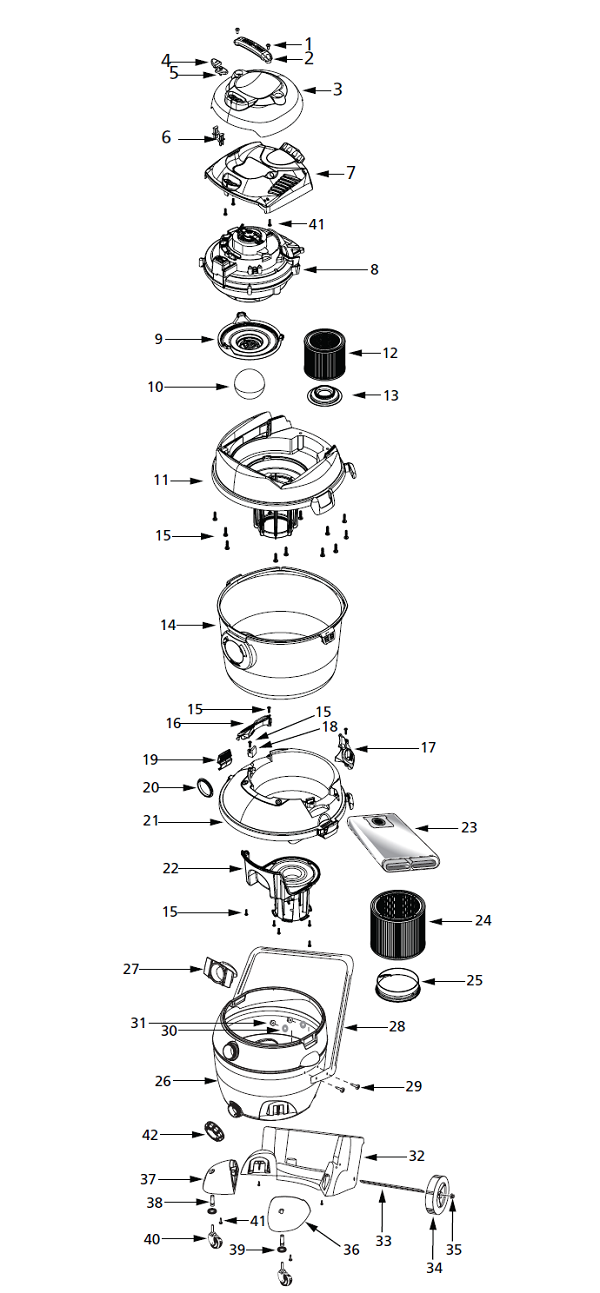 Shop-Vac VN92650C schematic page 2 preview