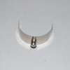 Wand locking spring clip button 1 1/4" metal wands with locking tabs